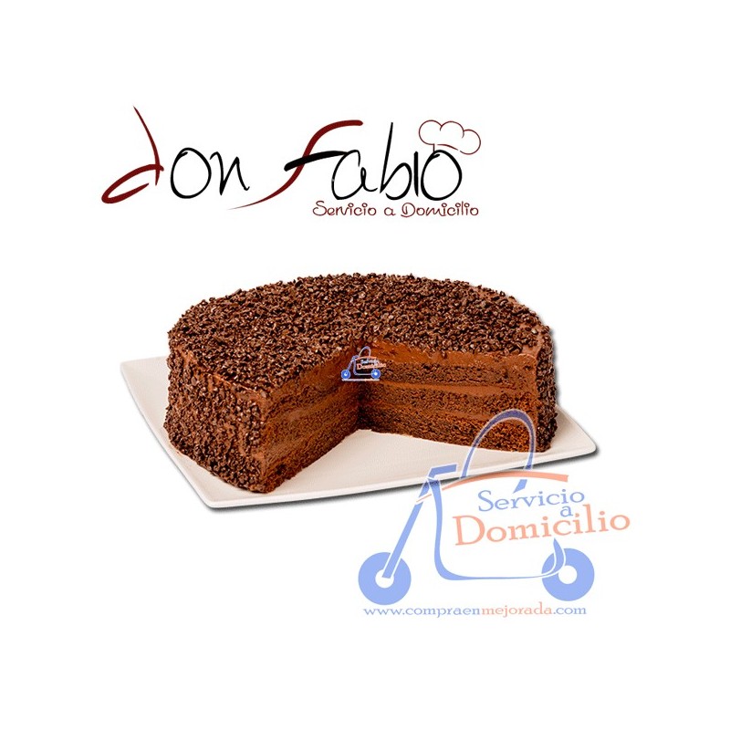 Postres Don Fabio Tarta Muerte por Chocolate Bizcocho doble chocolate.