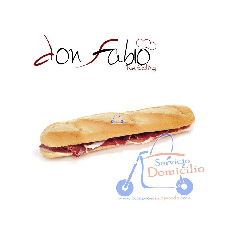 Bocadillos Don Fabio Jamón Serrano