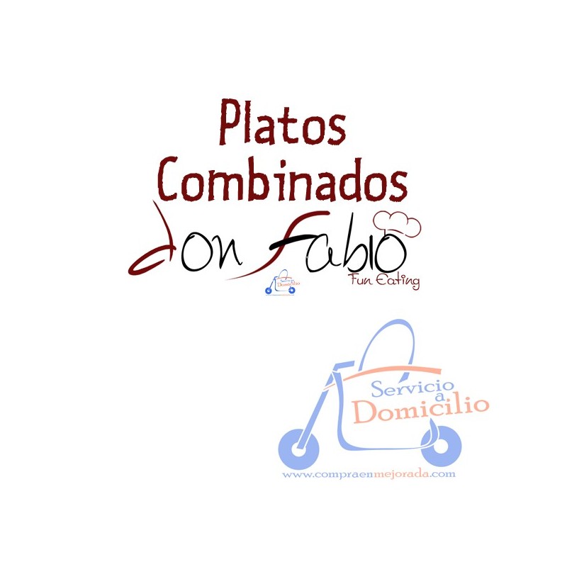 Platos Combinados Don Fabio Emperador Plancha  Con croquetas, patatas y ensalada.