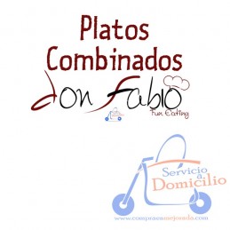Platos Combinados Don Fabio Lomo a la Plancha  Con croquetas y patatas.
