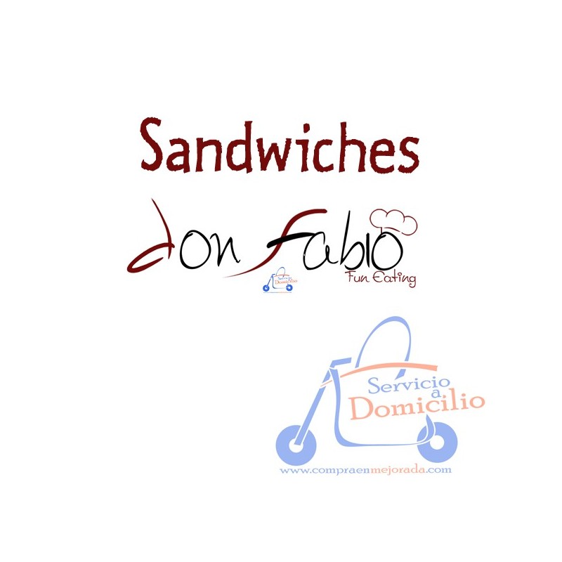 Sandwiches Don Fabio Sandwichs Don Fabio  Pollo plancha, jamón york, queso, tomate, lechuga y salsa cesar.
