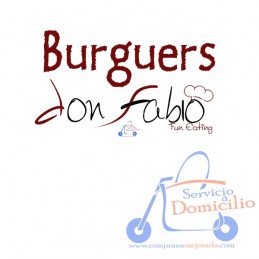 Burguers Don Fabio Hamburguesa Tradicional  Carne de 90gr. mixta (ternera y cerdo), lechuga, tomate,